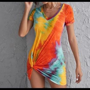 Tie dye summer dress XL (12)